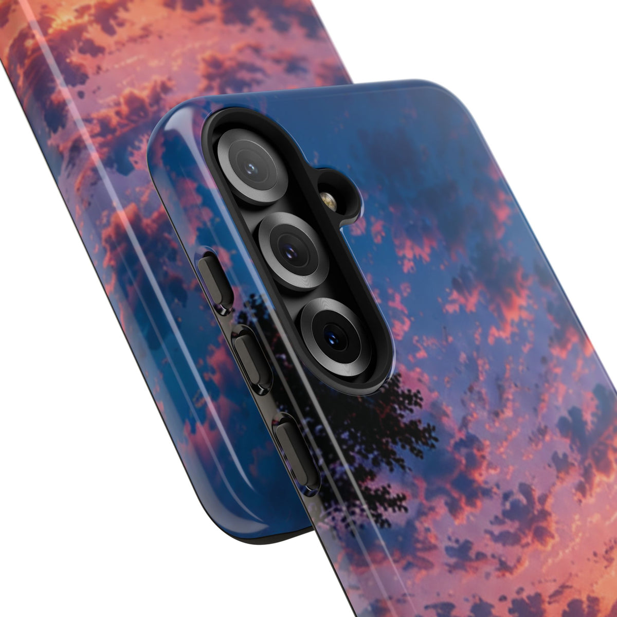 Sunset Mountain Phone Case — Tough Protective Phone Cover with Scenic Sunset Design