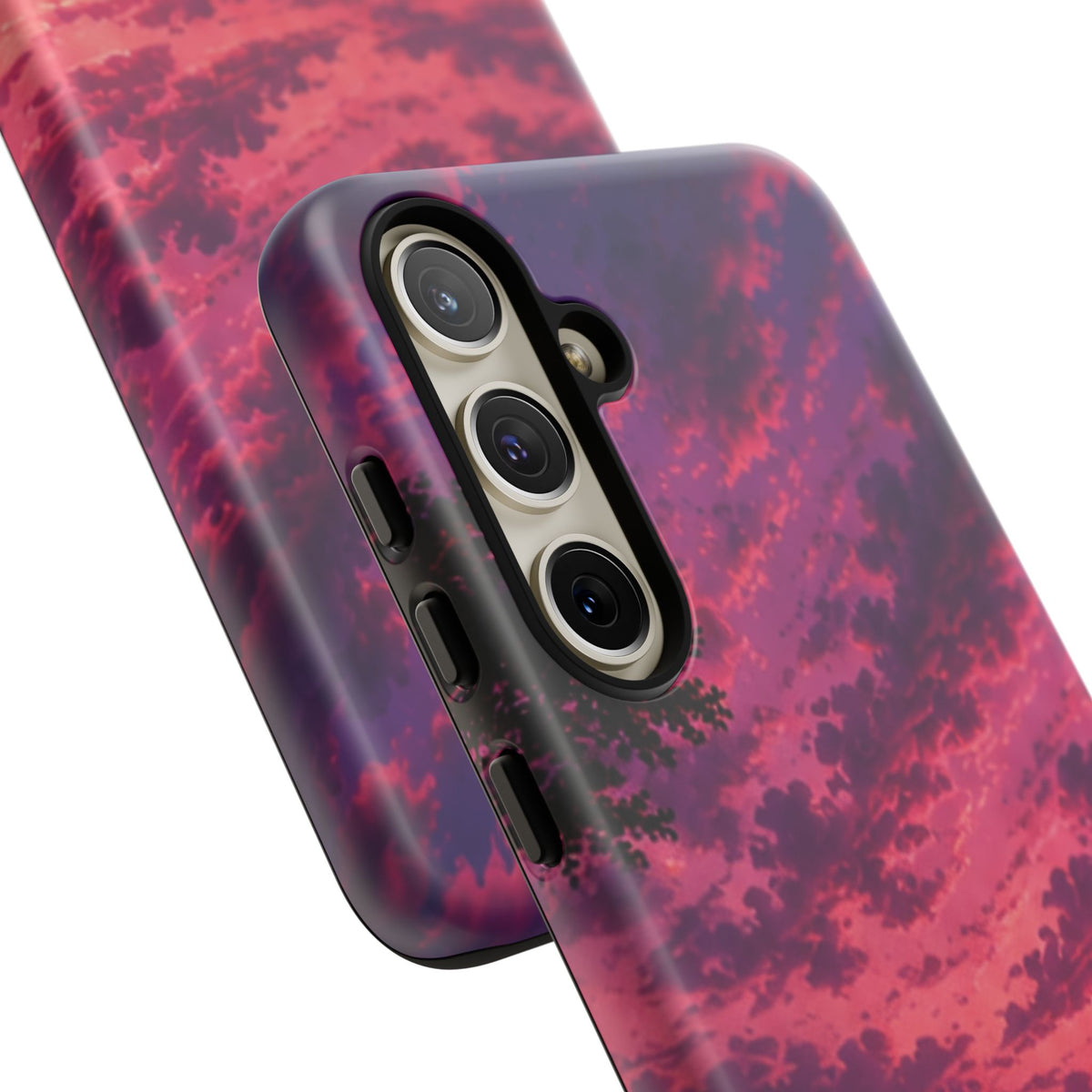 Sunset Mountain Phone Case — Purple Pink Scenic Tough Case