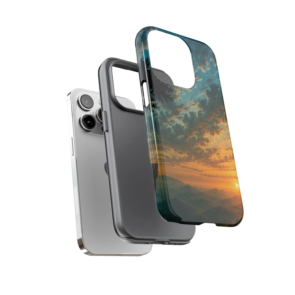 Sunrise Mountain Landscape Tough Phone Case