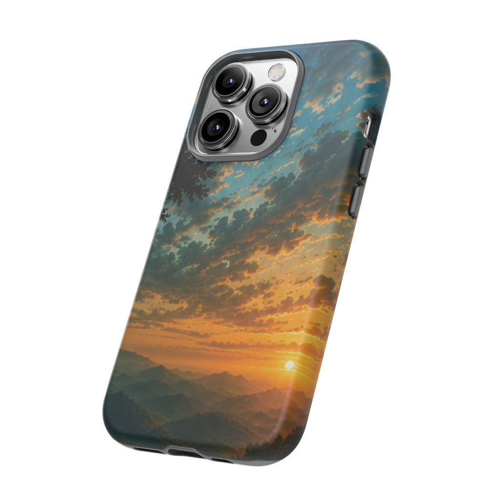 Sunrise Mountain Landscape Tough Phone Case