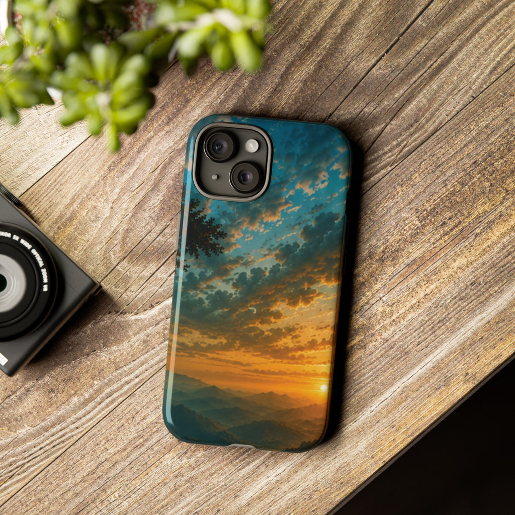 Sunrise Mountain Landscape Tough Phone Case