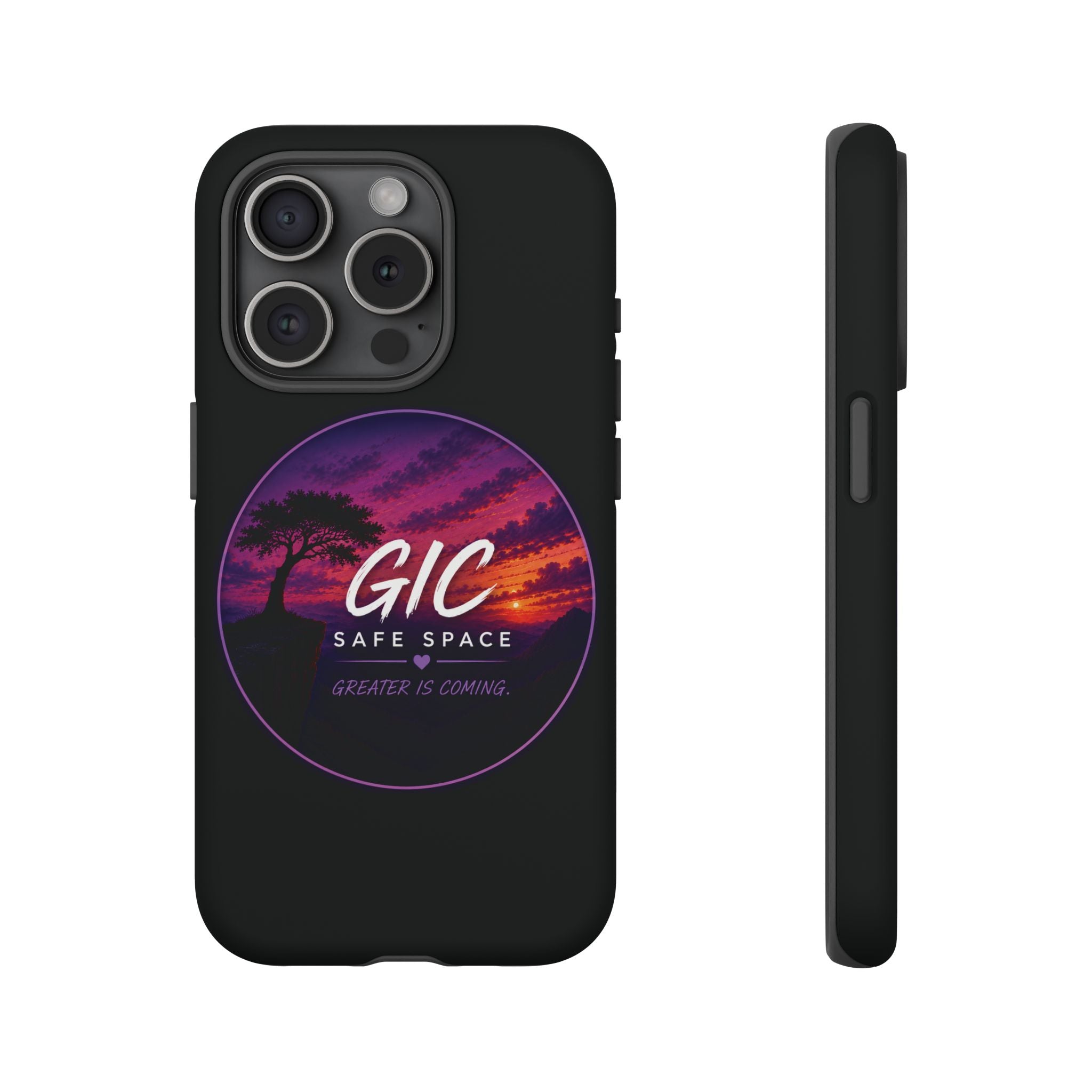 Phone Case — GIC Safe Space Sunset Design (Tough Protective Cover)