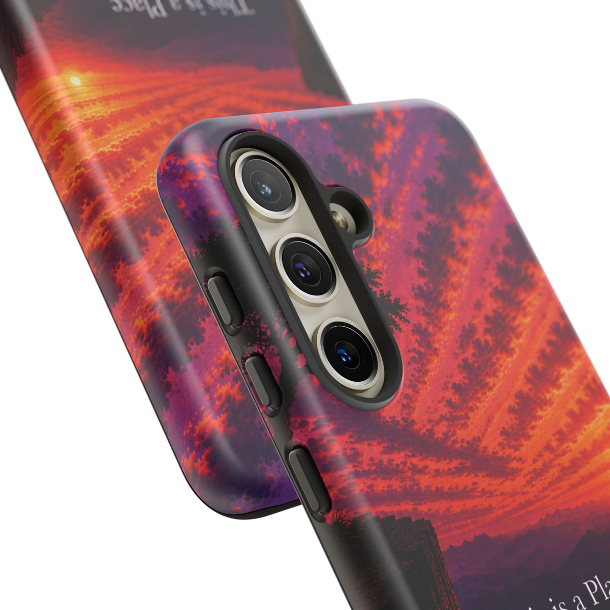 Phone Case — "This is a Place Where You're Seen, You're Heard and Not Judged" Sunset Design