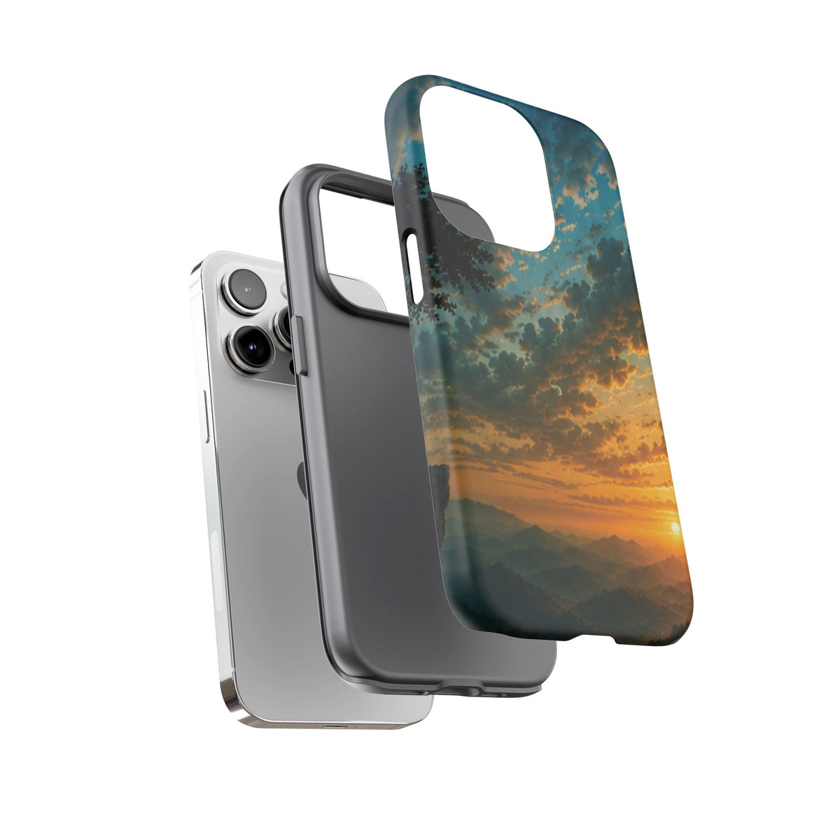 Sunrise Mountain Landscape Tough Phone Case