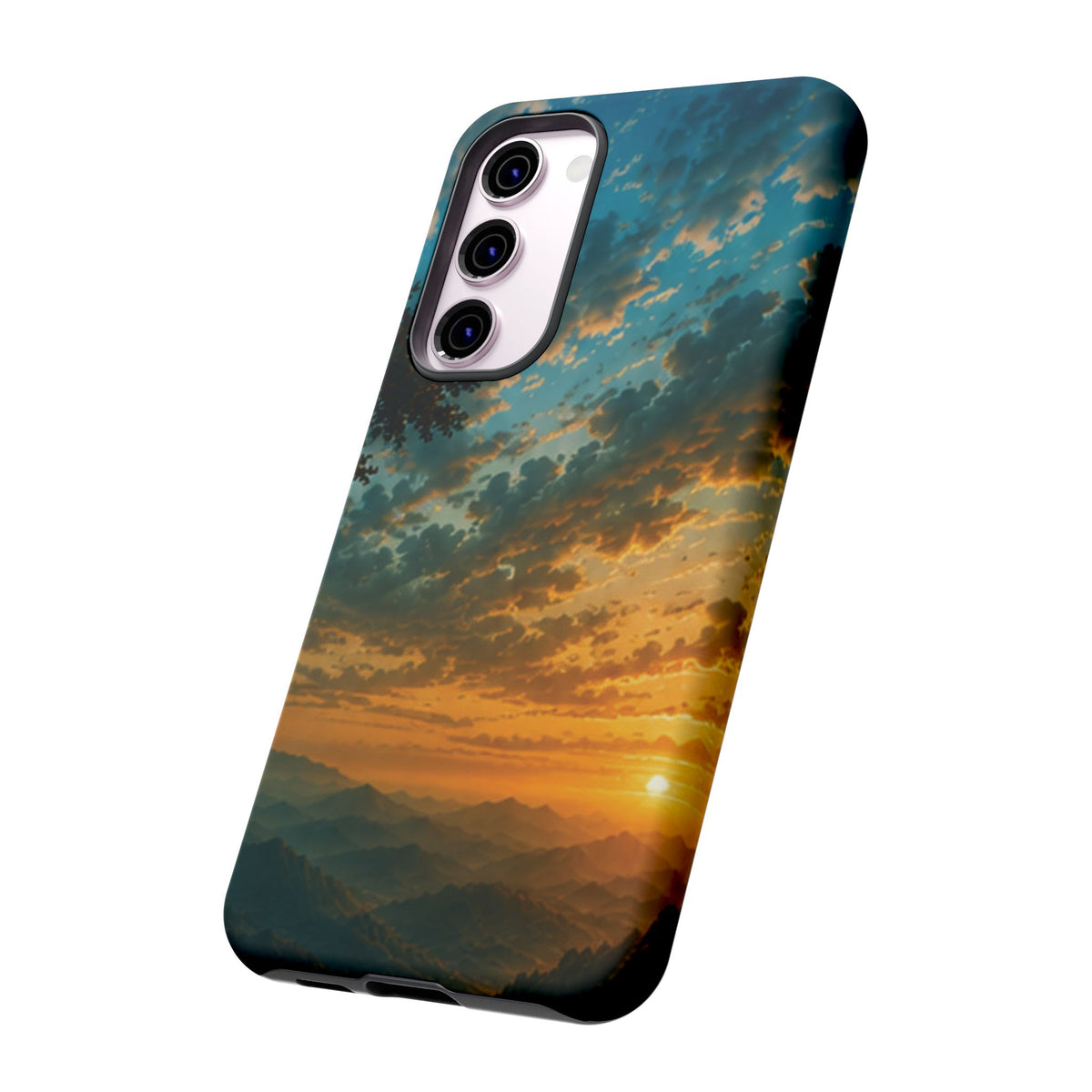 Sunrise Mountain Landscape Tough Phone Case