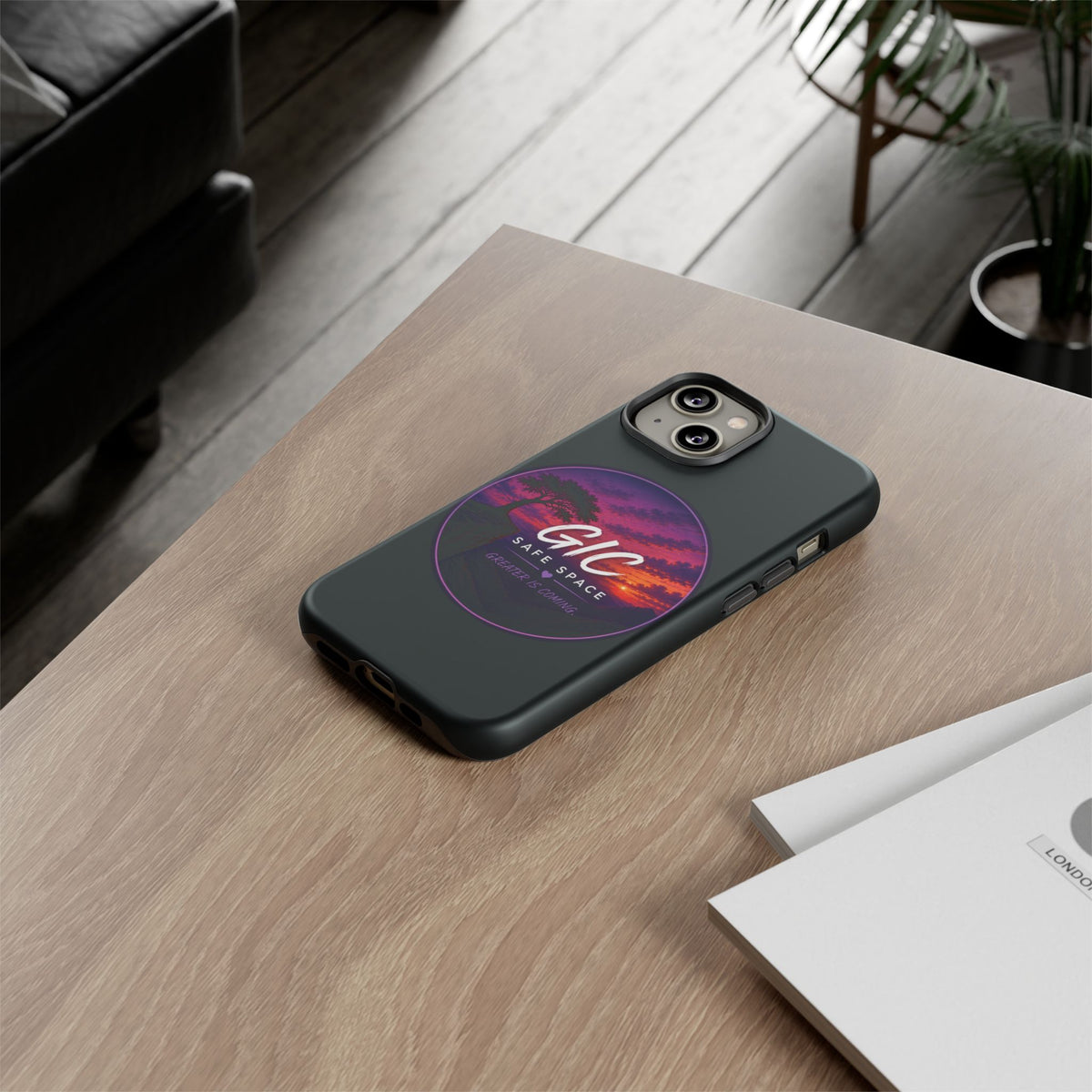 Phone Case — GIC Safe Space Sunset Design (Tough Protective Cover)