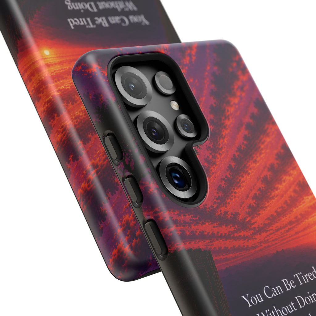 Phone Case — "Greater Is Coming" Inspirational Sunset Design