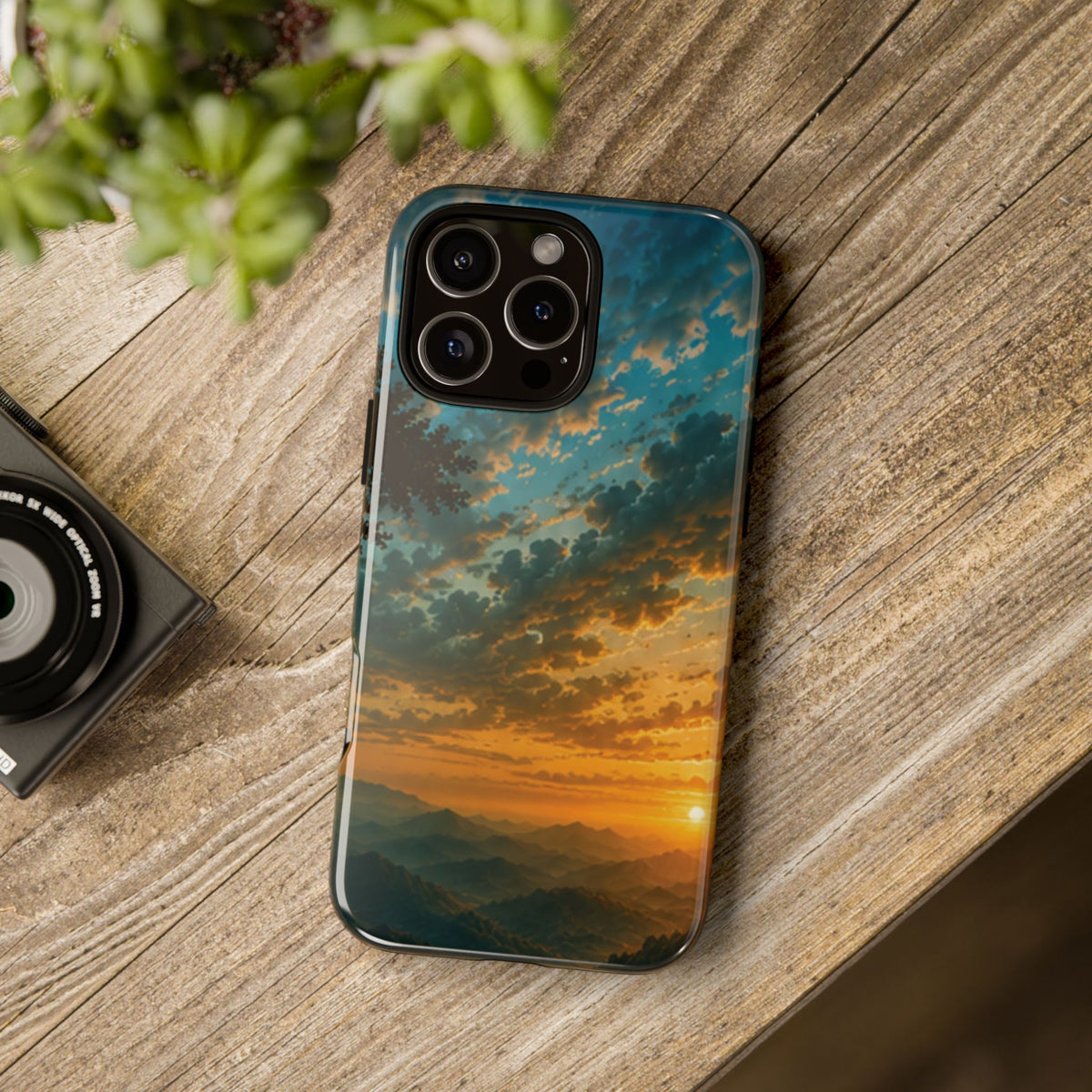 Sunrise Mountain Landscape Tough Phone Case